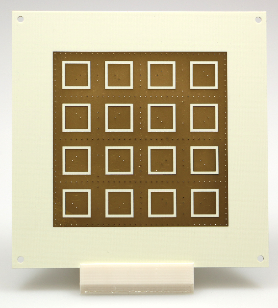 Antenna feed tile sub-array, prototype.