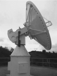 Typical bi-axial mechanically-steered weather radar